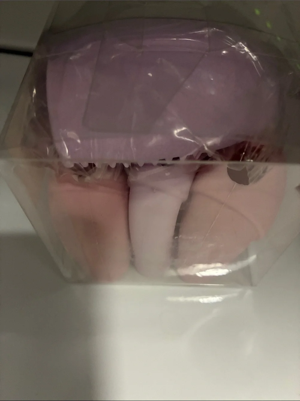 Joah - Large Powder Brush & 6 Pck Makeup Brush Holder w/ Makeup Cleaning pad 💜🩷💜